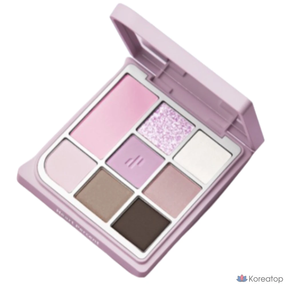 Палетка теней для век Heart Percent Dot On Mood Eye Palette, 07 COOL Muse Facet, 1 шт.
