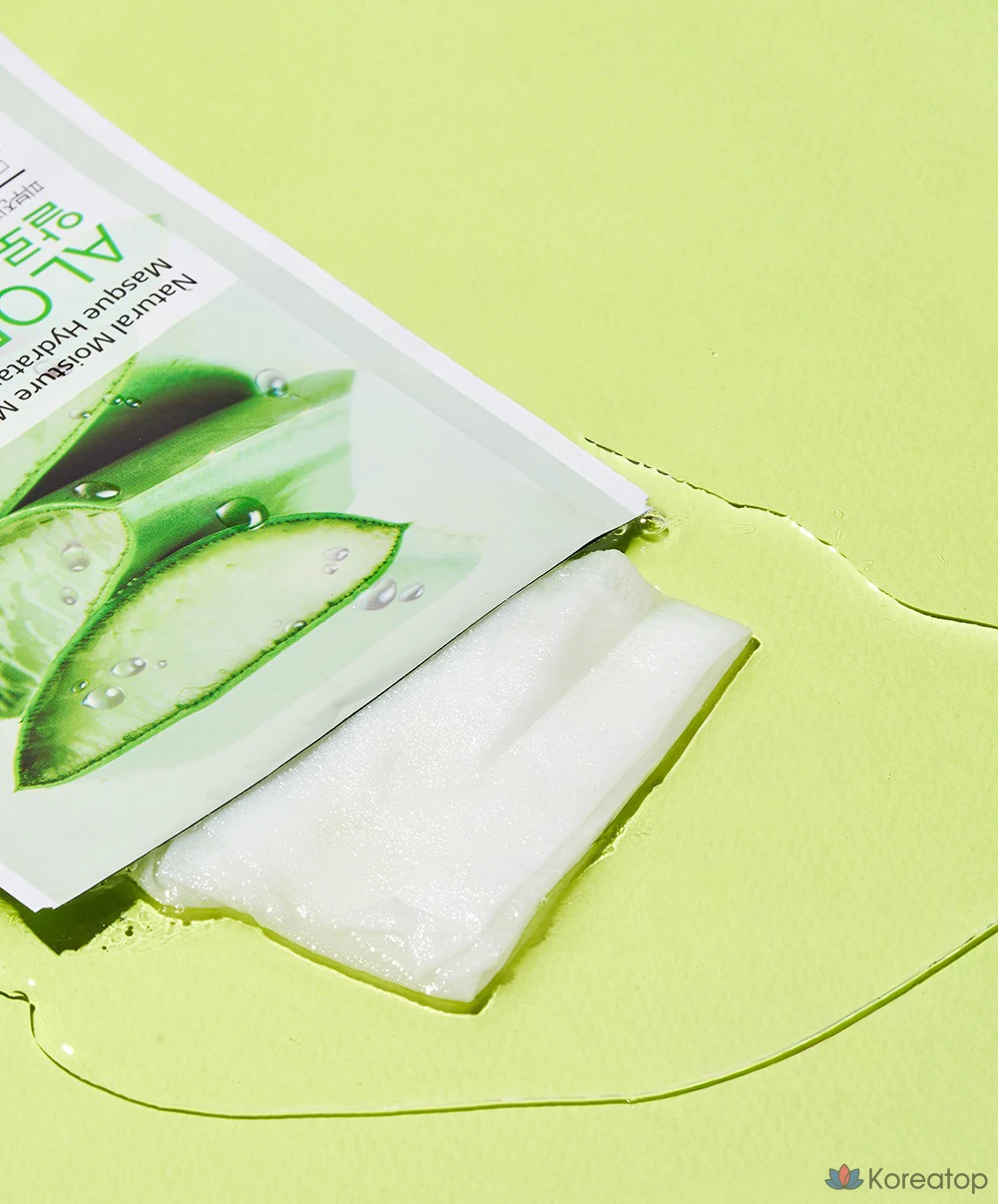 Тканевая маска для лица Eunyul Natural Moisture Aloe Mask, 300 шт., фото 4