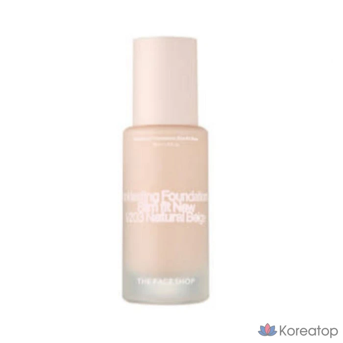 Тональный крем The Face Shop Ink Lasting Foundation Slim Fit New, 35 мл, C201 Натуральный слоновый цвет, 1 шт.