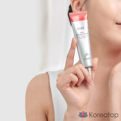 Антивозрастной крем для век с эффектом лифтинга  AHC Ten Revolution Real Eye Cream для лица, 35 мл