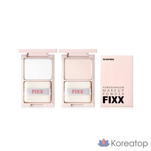 Фиксатор для макияжа So Natural Makeup Holding Powder Fixer, 6 г, чисто-белый