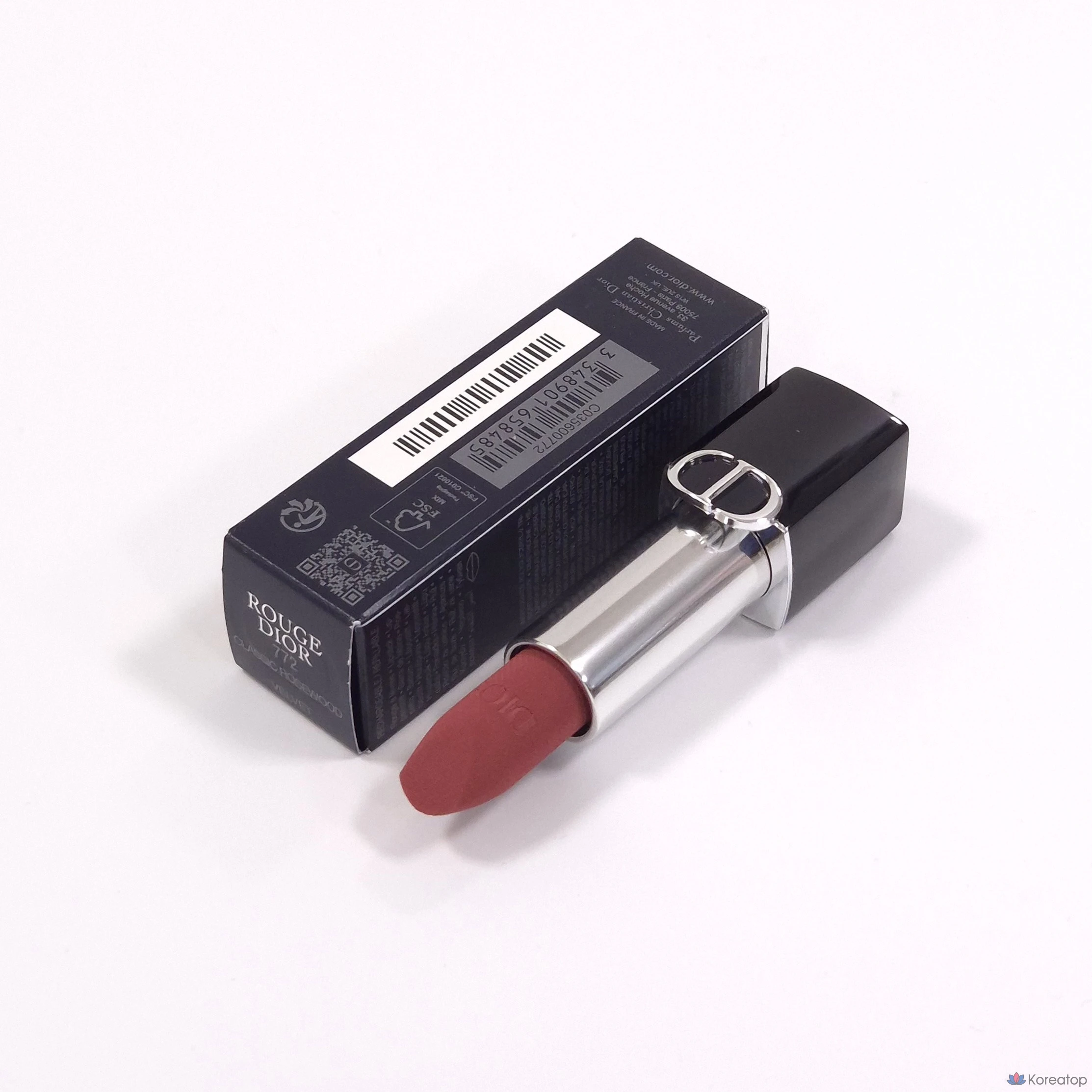 Помада Dior Rouge Dior, оттенок 772 Classic Rosewood Velvet, 3.5 г, 1 шт.