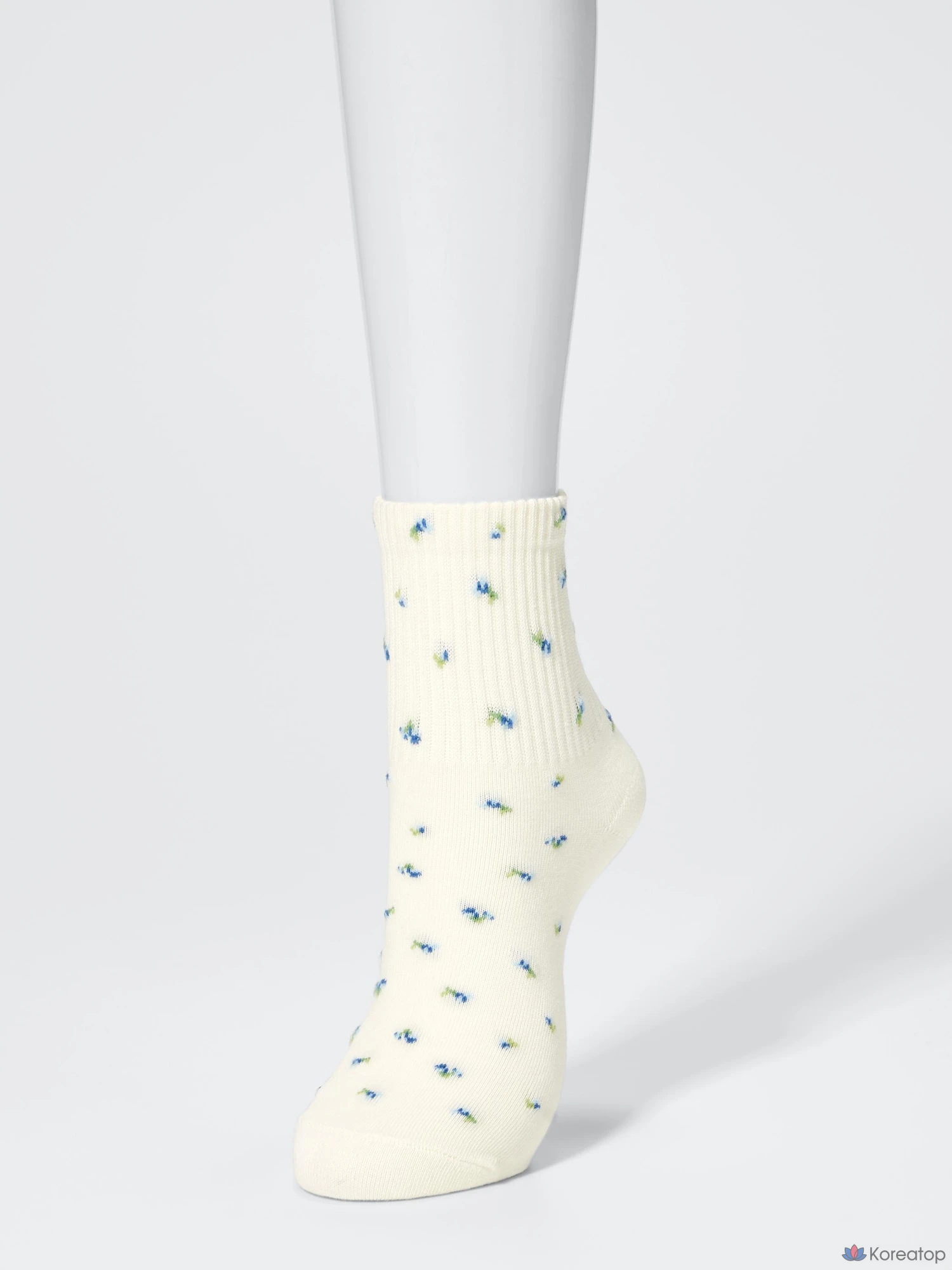 Носки Uniqlo, цветочный, 3 пары