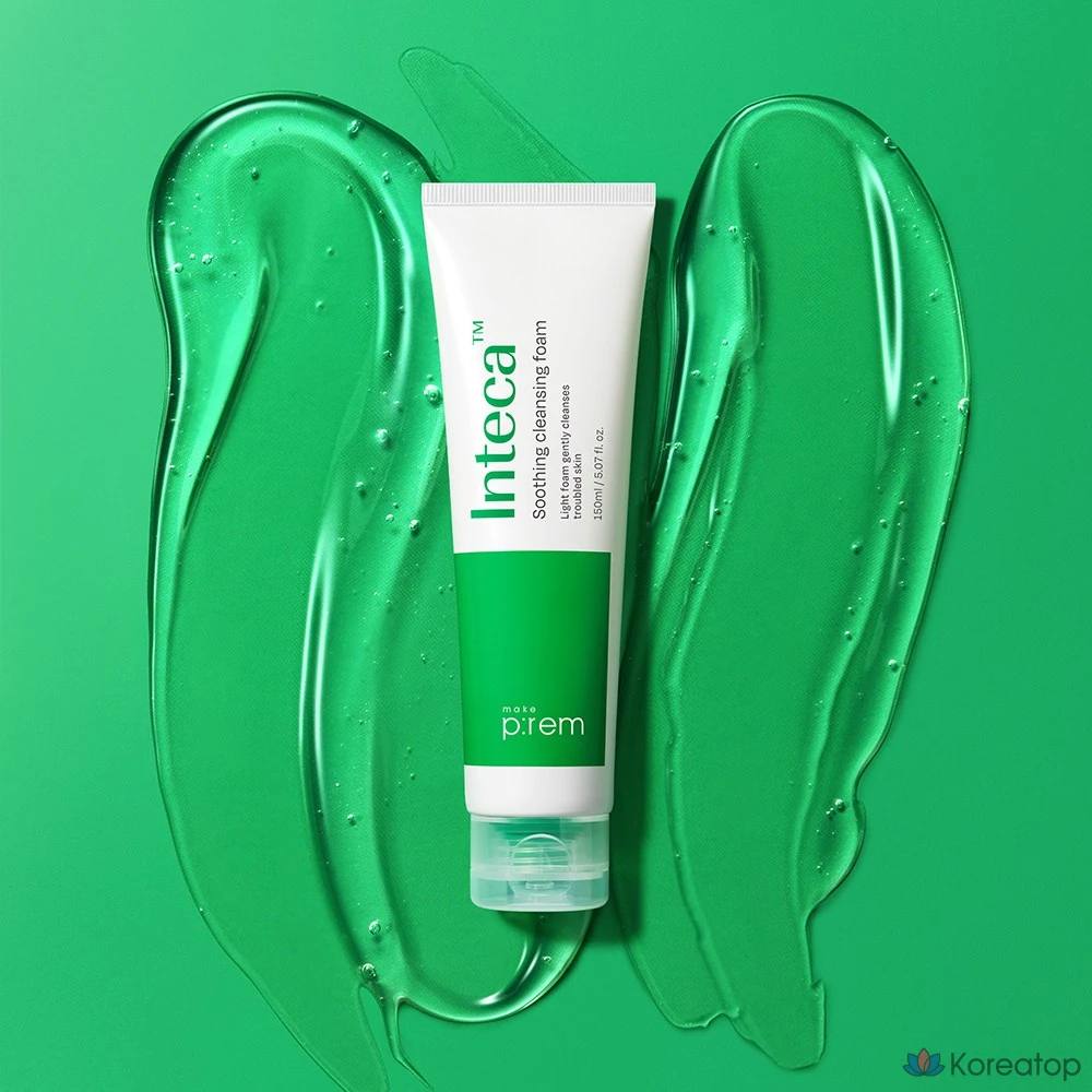 Очищающая пенка MAKE P:REM Inteca Soothing Cleansing Foam, 150 мл, 1 шт.