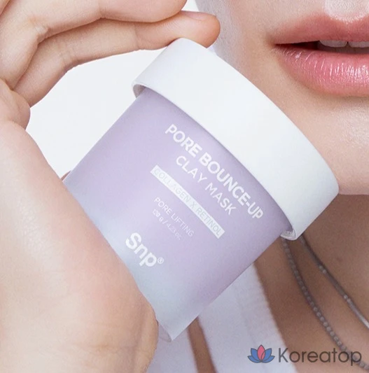 Маска для лица SNP Pore Tightening Clay Mask, 120 г, 6 шт., фото 4