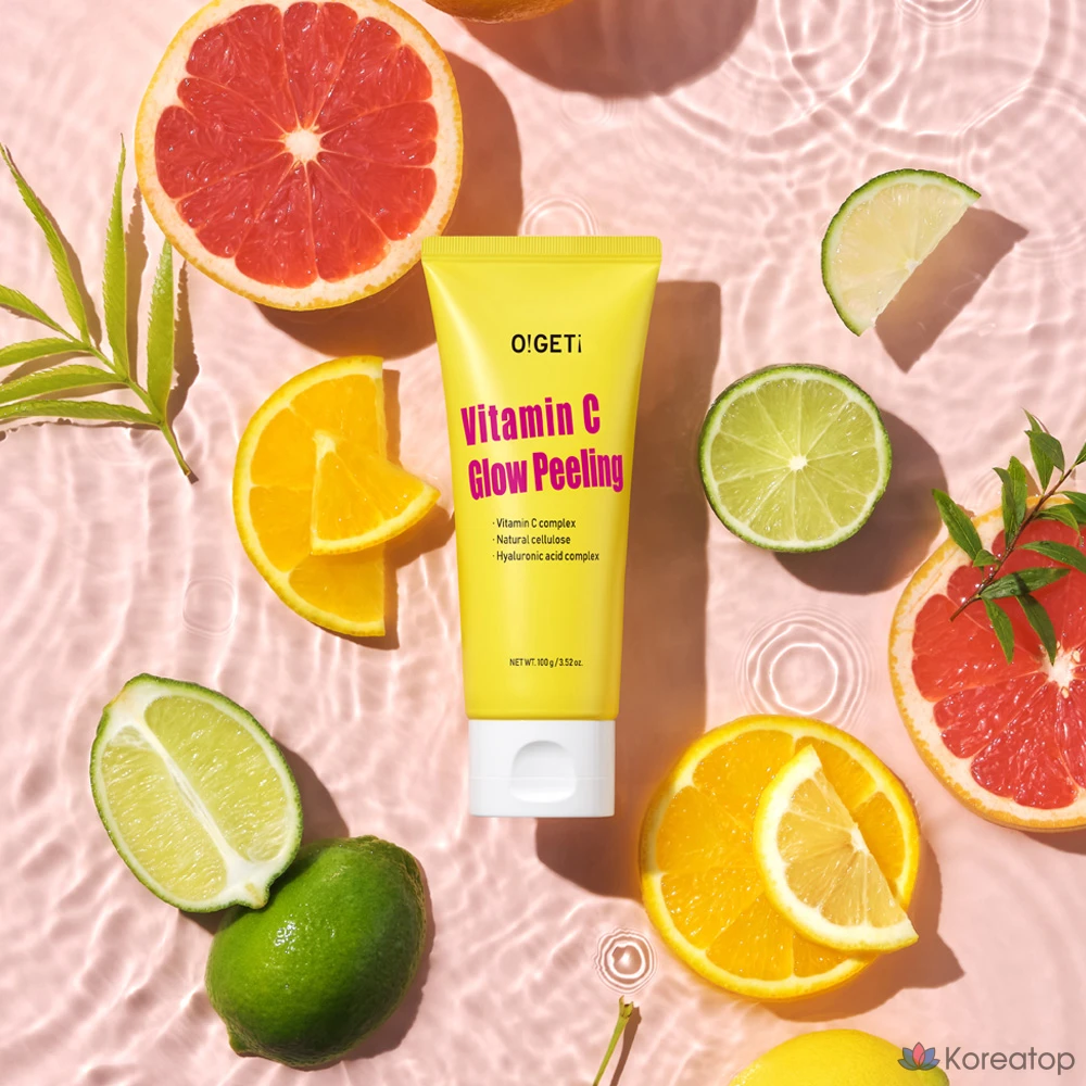 Отшелушивающий гель Oget Vitamin C Glow, 100 г, 1 шт.