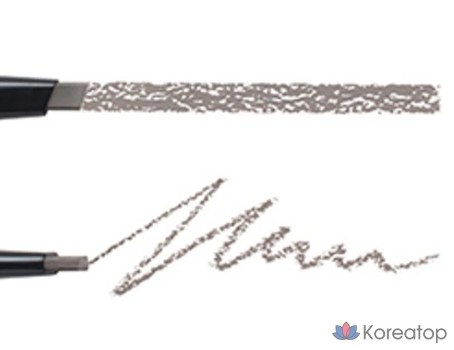 Сменный стержень для автоматического карандаша для бровей FMGT Designing Eyebrow Auto Pencil Refill, оттенок 02 Gray Brown, 0.3 г, 1 шт., фото 4