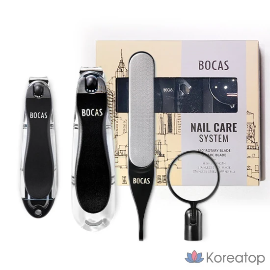 Набор для стрижки ногтей BOCAS, ножницы для ногтей на ногах, набор ножниц для ногтей, вращающееся на 360 градусов лезвие, 1 шт.