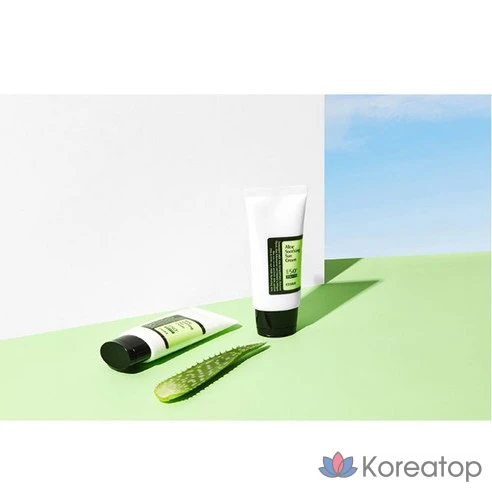 Успокаивающий солнцезащитный крем с алоэ SPF50+ PA+++ COSRX