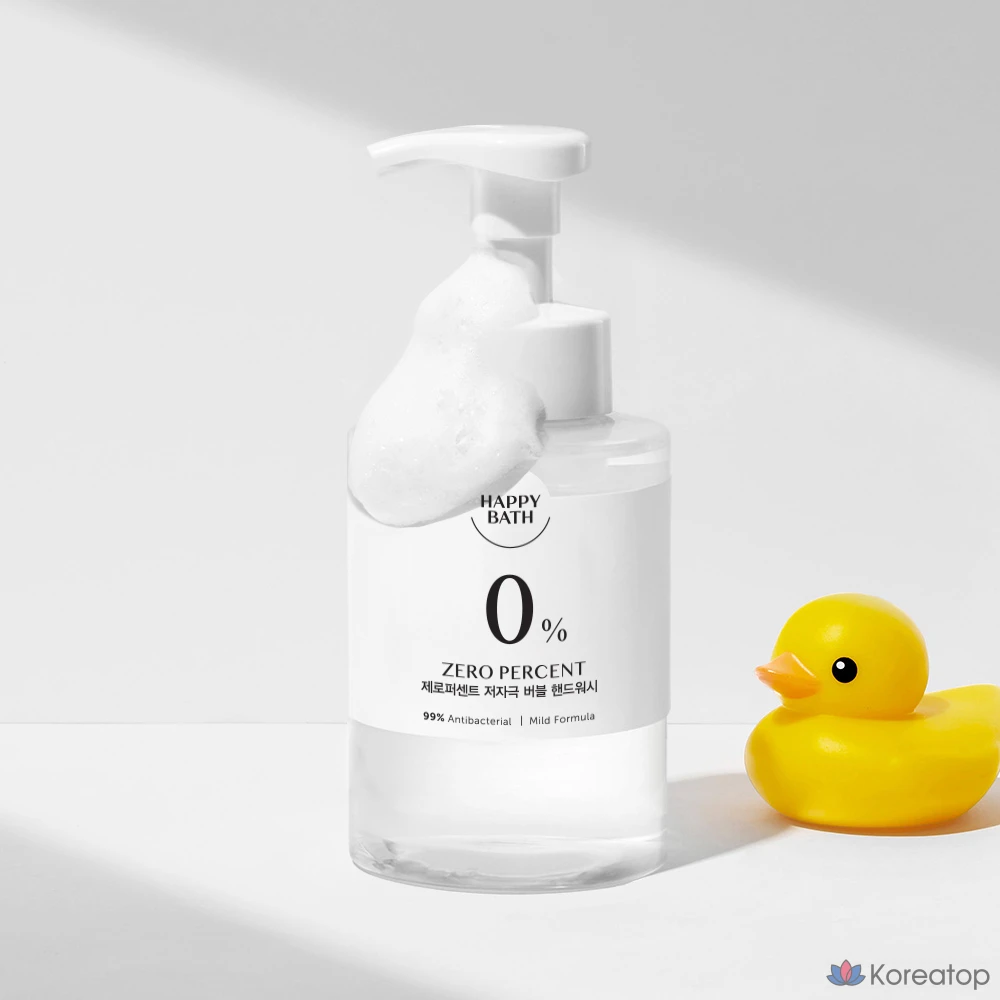 Жидкое мыло для рук Happy Bath Zero Percent Bubble, без запаха, 1 шт.