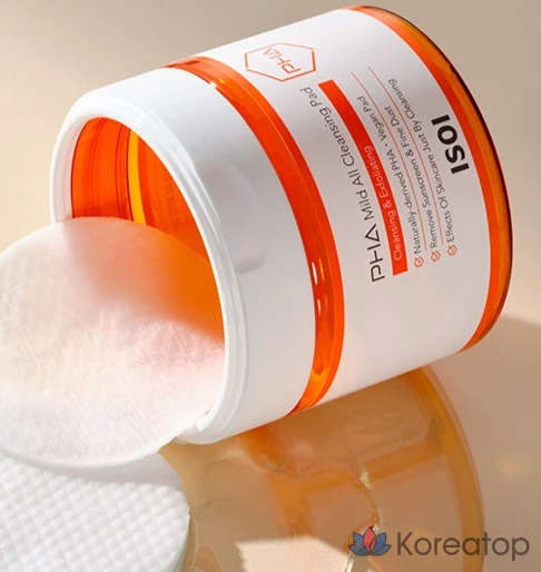 Очищающие подушечки Isoi Paha Mild All, 230 г, 60 листов, 1 упаковка.