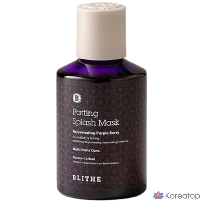 Освежающая маска-спрей Blythe Patting Splash Mask с ароматом фиолетовых ягод, 150 мл, 1 шт.