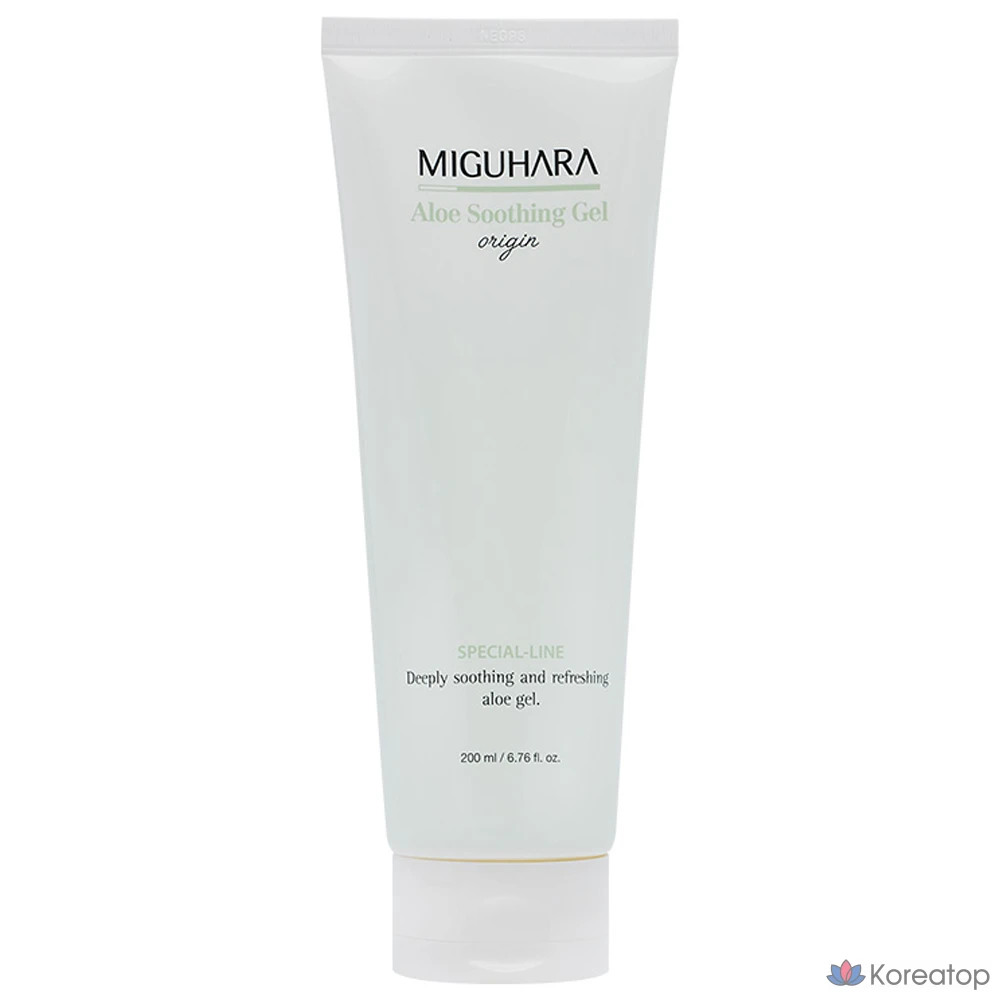 Успокаивающий гель с алоэ вера Miguhara, Origin, 200 мл, 1 шт.
