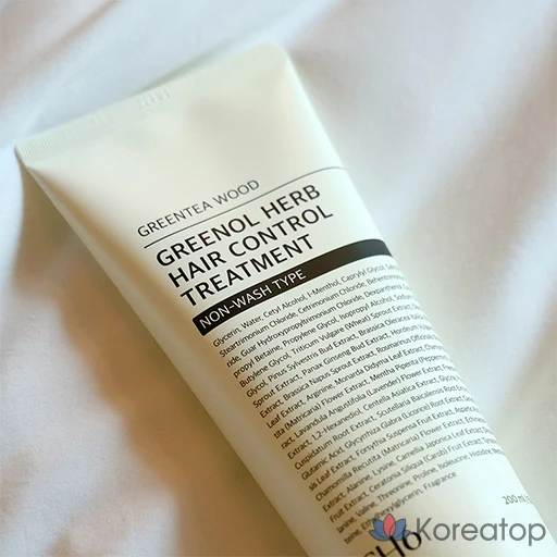 Несмываемый уход для волос CH6 Grinol Herb Hair Control No-Wash Treatment Green Tea Wood, 200 мл, 1 шт.