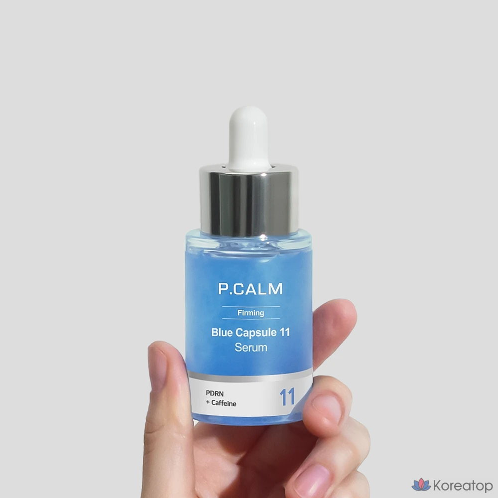 Сыворотка P.CALM PDRN Caffeine Blue Capsule 11% Volume Serum, 30 мл, 1 шт.