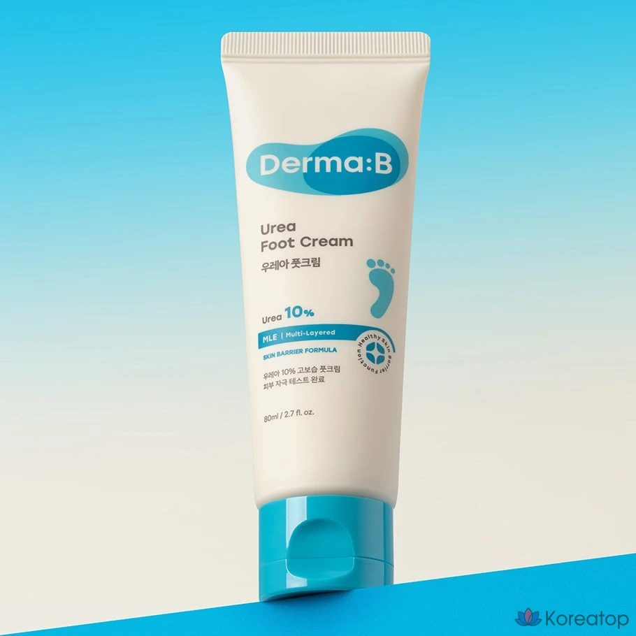 Крем для ног DERMA:B Urea 9.8 Foot Cream, 80 мл, 1 шт.