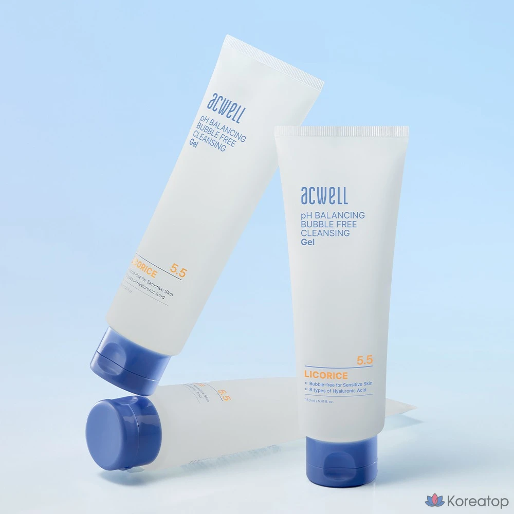 Гель для умывания Acwell pH Balancing Bubble Free Cleansing Gel, 160 мл, 1 шт.