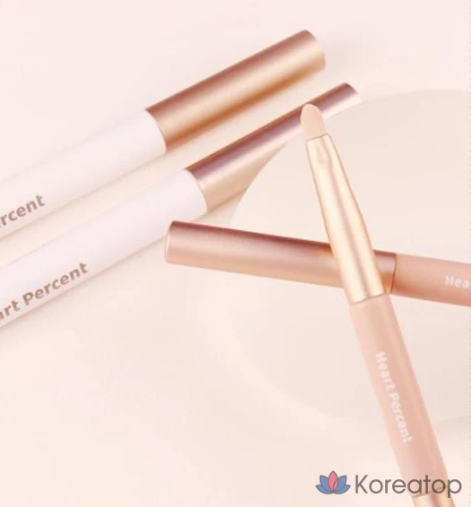 Двусторонняя кисточка для губ Heart Percent, 1 шт.