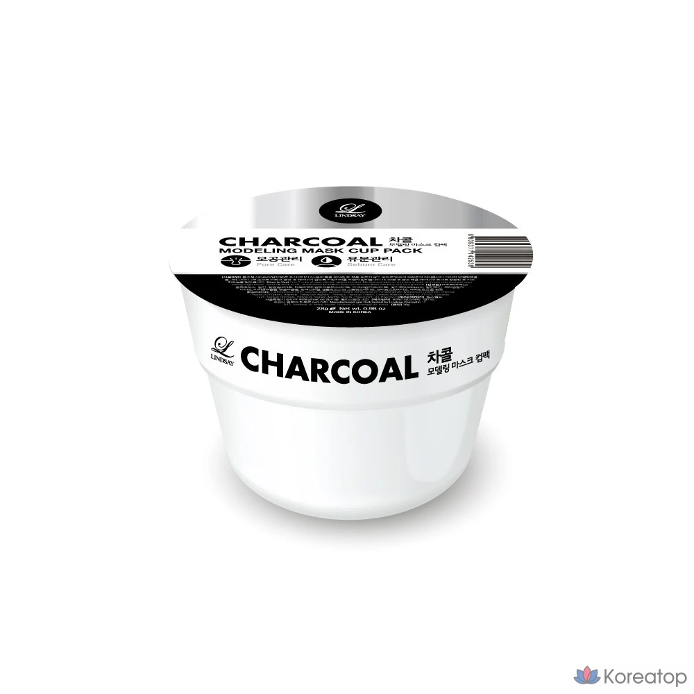 Lindsay Charcoal Cup Modeling Pack, 28 г, 1 упаковка, 1 шт.