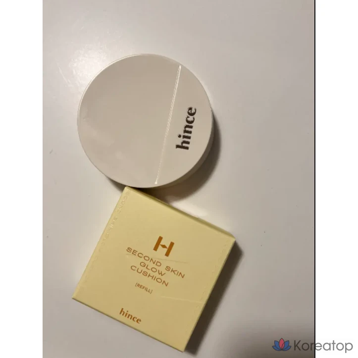 HINS SECOND SKIN GLOW Cushion (основной продукт + сменный блок), 1 шт., 23 оттенка.