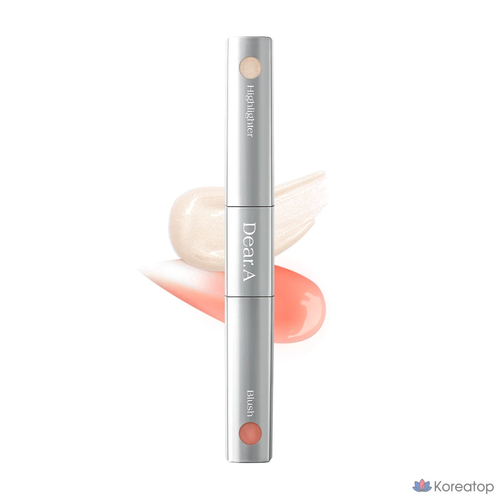 Dear.A Blush &amp; Beam Dual Stick Highlighter, 03 Pastel Peach &amp; Champagne Glow, 1 шт.