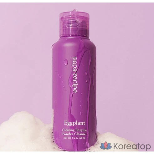 Очищающий порошок с ферментами для кожи от баклажанов Papa Recipe