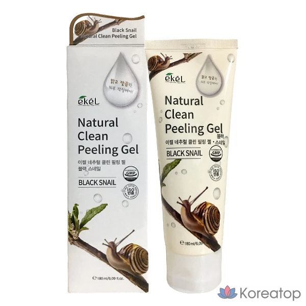 Пилинг Ekel Natural Clean Peeling Gel, 180 мл, 1 шт., фото 4