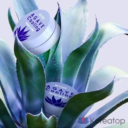 Охлаждающие гидрогелевые маски для глаз Petitfee Agave, 60 штук, 4 упаковки, фото 4