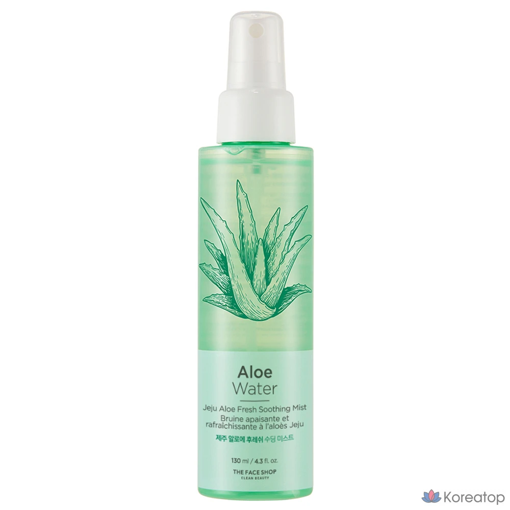 Успокаивающий спрей для лица The Face Shop Aloe Fresh, 130 мл, 1 шт.