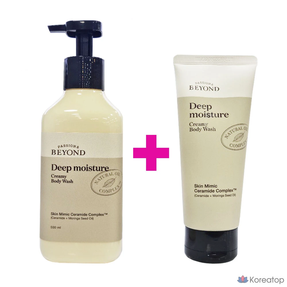 Увлажняющий кремообразный гель для душа BEYOND Deep Moisture 500 мл + 150 мл, 1 шт.