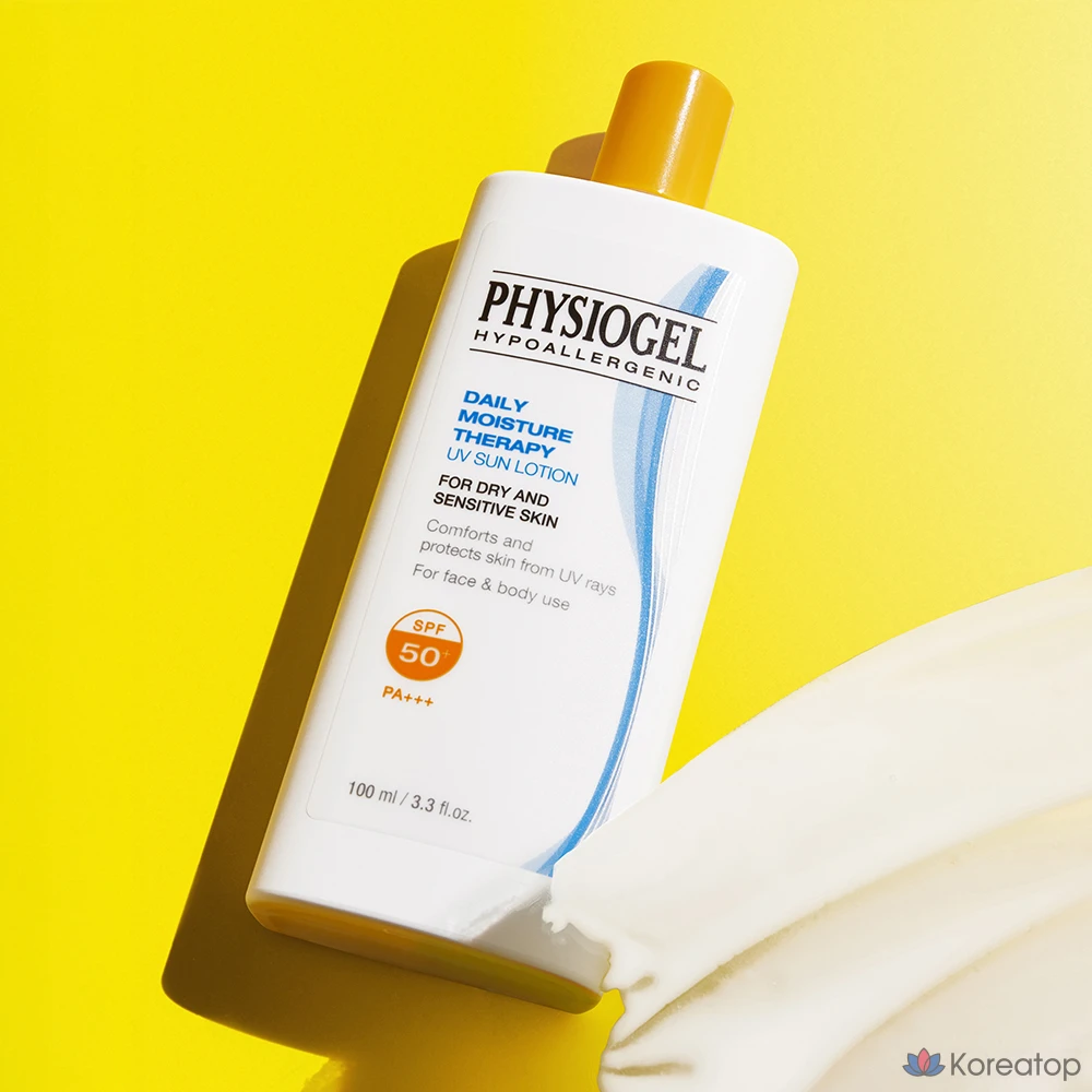 Солнцезащитный лосьон Physiogel Daily Moisture UV Family Sun Lotion SPF50+ PA+++, 100 мл, 1 шт.