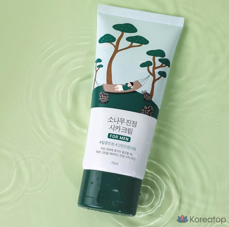 Успокаивающий крем Round Lab For Men Pine Tree Cica Cream, 75 мл, 1 шт.