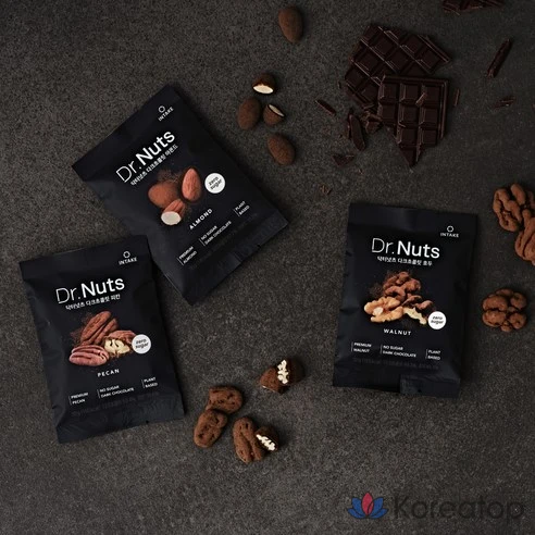 Темный шоколад со вкусом миндаля Dr. Nuts