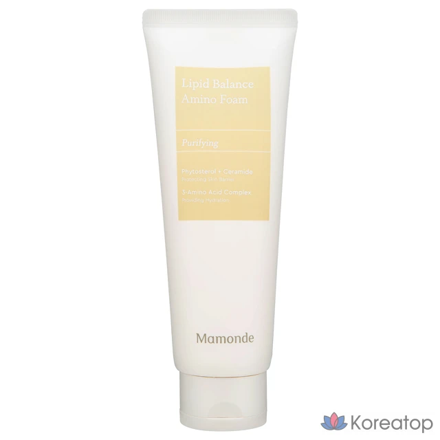 Очищающая пенка для лица Mamonde Lipid Balance Amino, 120 г, 1 шт.