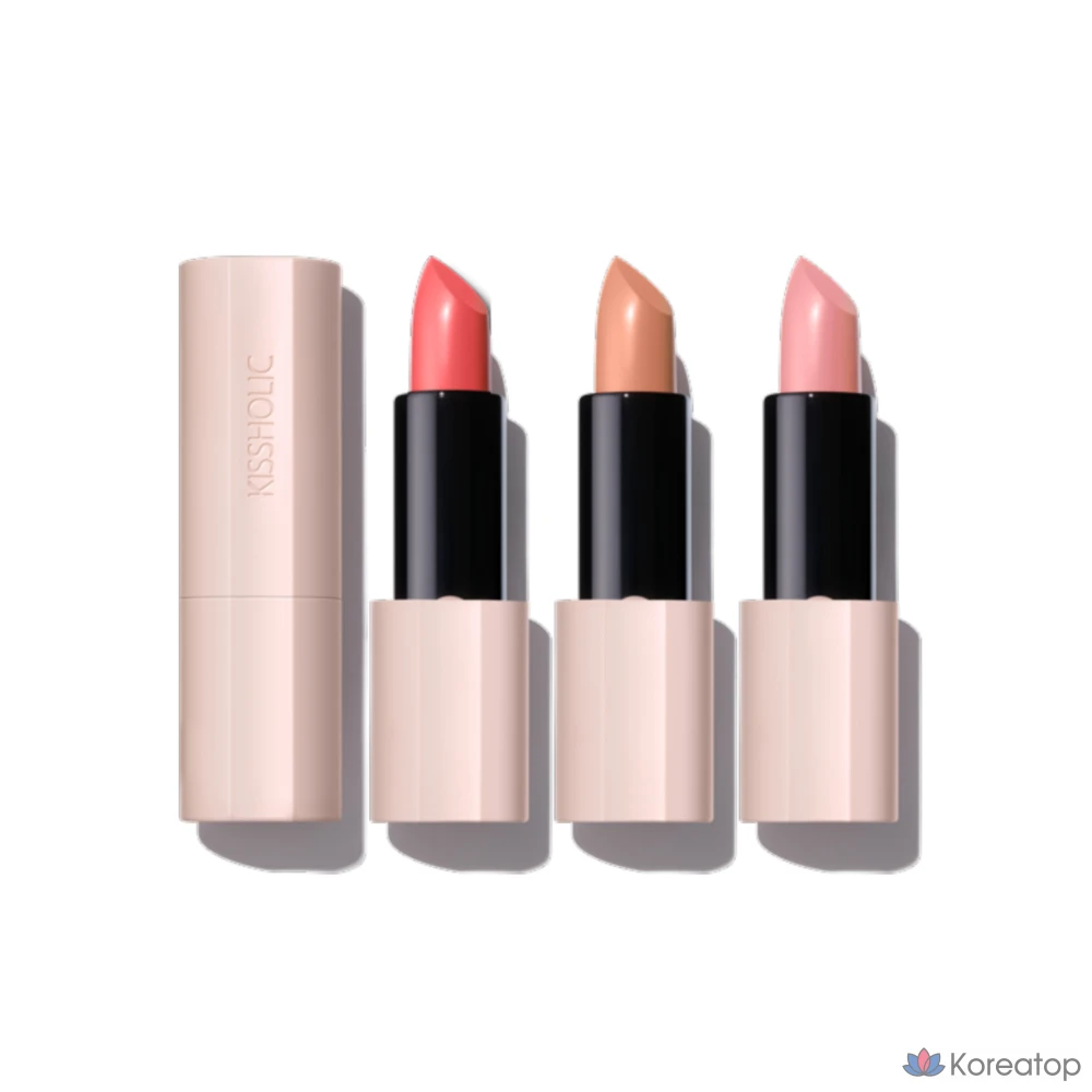 Помада The Saem Kiss Holic Lipstick Intense, 8 оттенков, 1 шт., PK03 Dewy Pink