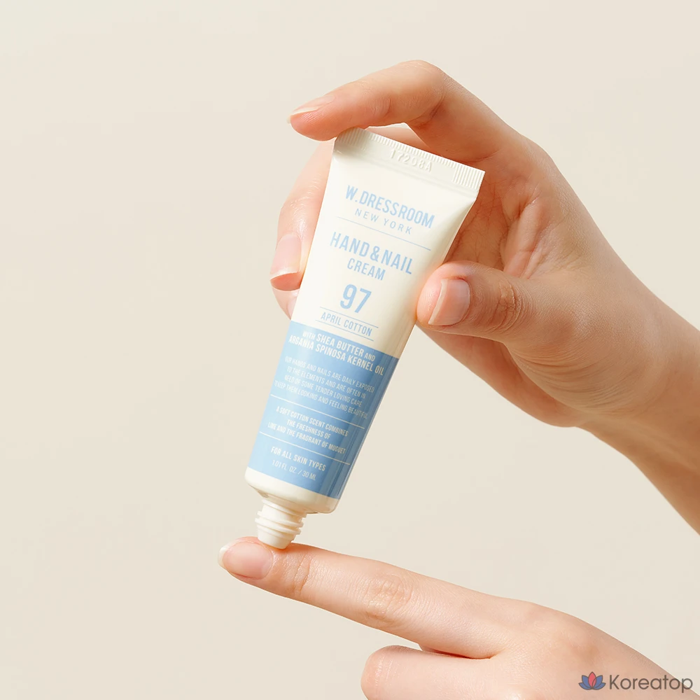 Парфюмерный крем для рук и ногтей W.Dressroom (белое мыло + апрельский хлопок + персиковый цветок, 1 шт.)