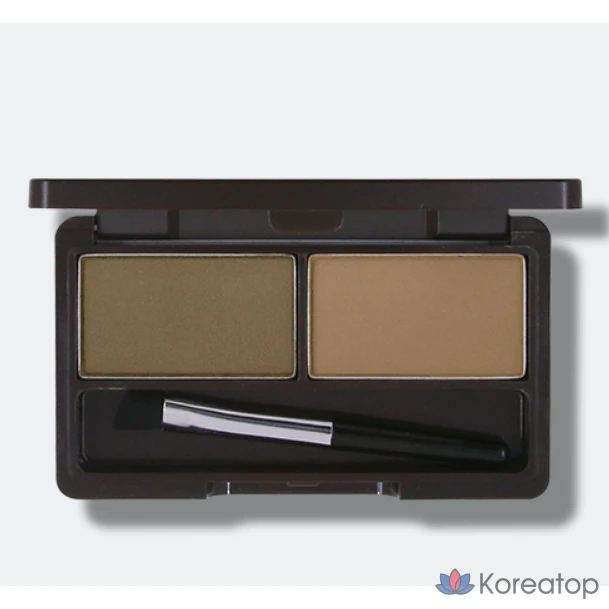 Набор для бровей The Saem Eco Soul, 5 г, № 01, натуральный коричневый, 1 шт.