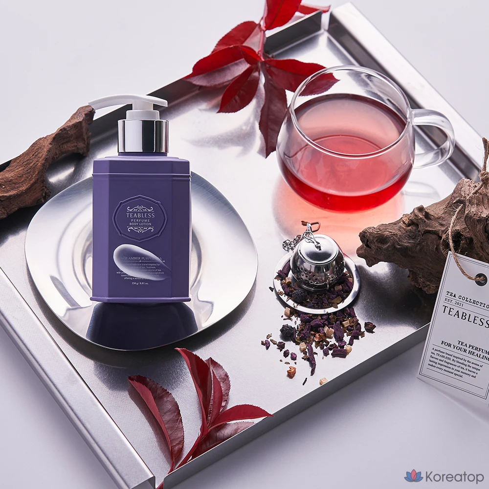 Лосьон для тела TEABLESS Perfume Body Lotion Purple Tea Floral Woody, 250 г, 1 шт.