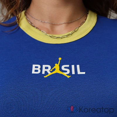 Футболка женская Jordan Graphic Brazil Crewneck