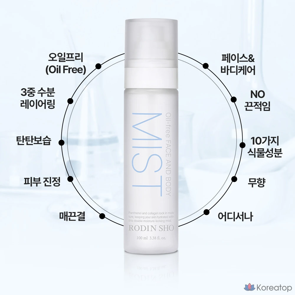 Увлажняющий спрей для лица Coreana Rodinshow Oil-Free Collagen, 1 шт., 100 мл