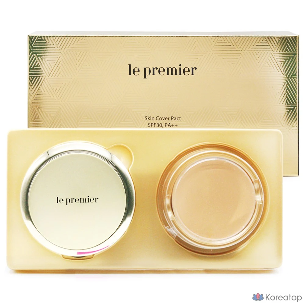 Enprani Le Premier Skin Cover Pact - Основной продукт + сменный блок, 1 шт., № 21