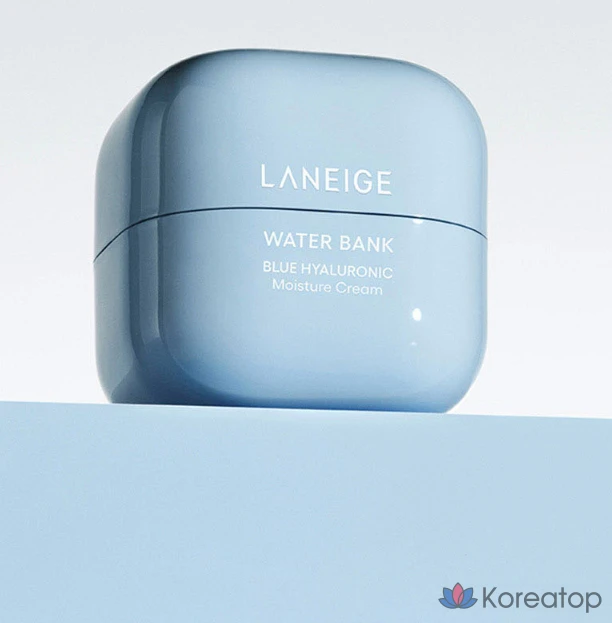 Крем Laneige Water Bank Blue с гиалуроновой кислотой для нормальной и сухой кожи, 50 мл, 1 шт., фото 4