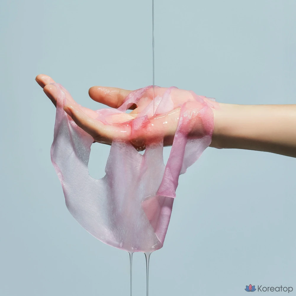 Набор из 10 больших трехступенчатых масок против морщин Migu Hara, 2 упаковки., фото 4