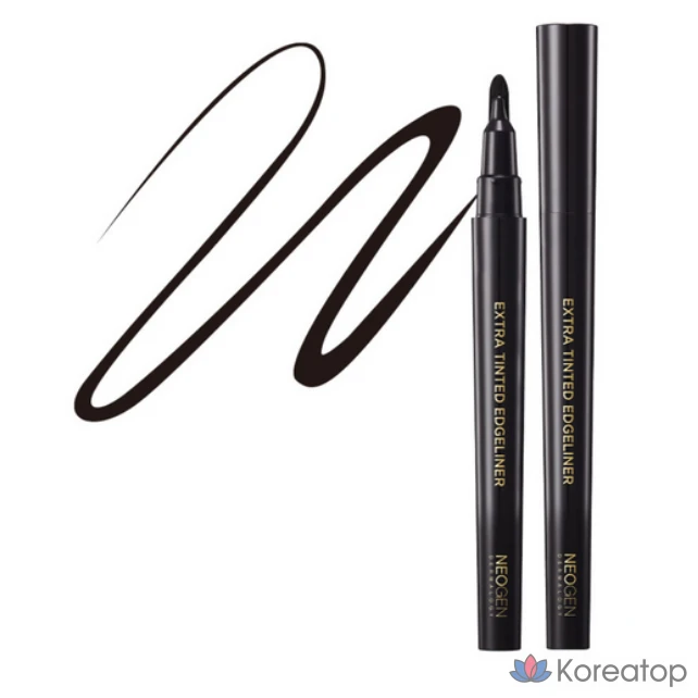 Подводка для глаз Neogen Extra Tinted Edge Eyeliner, 0,7 г, черный цвет, 1 шт.