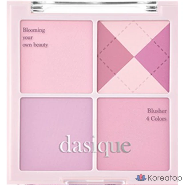 Румяна Daisique Blending Mood Cheek, 8 г, фиолетовый трикотаж, 1 шт.