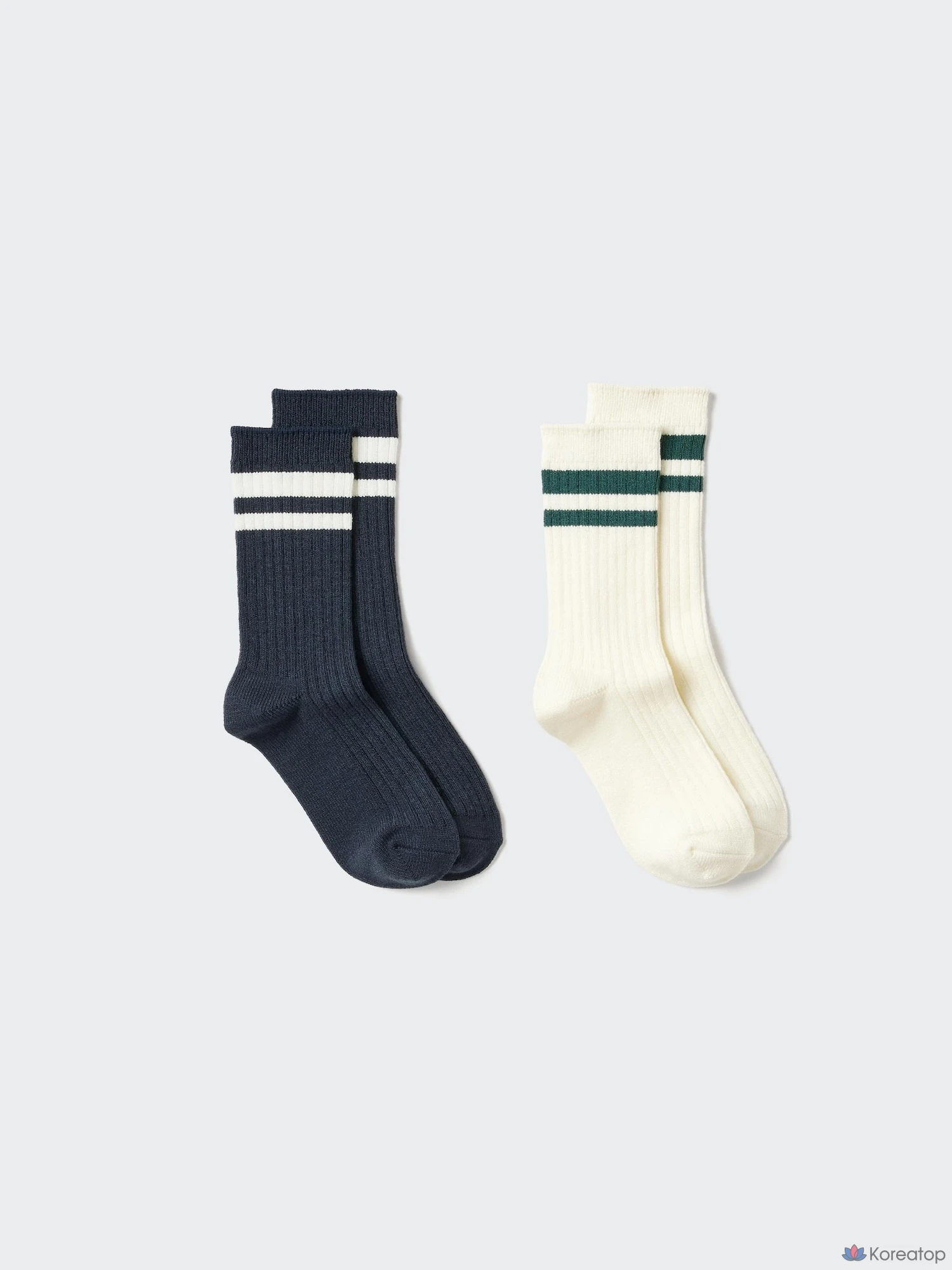 Носки детские Uniqlo Heattech Socks Line, 2 пары