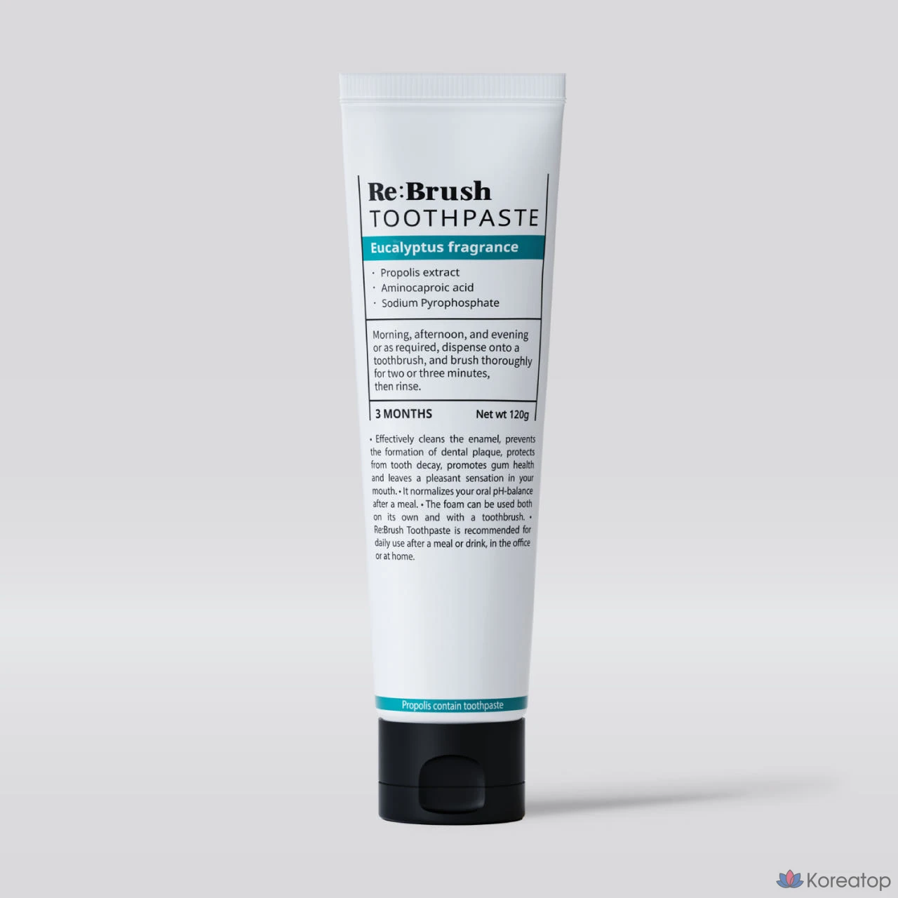 Зубная паста Re:Brush Eucalyptus Anti-inflammatory Natural, 120 г, 1 шт.