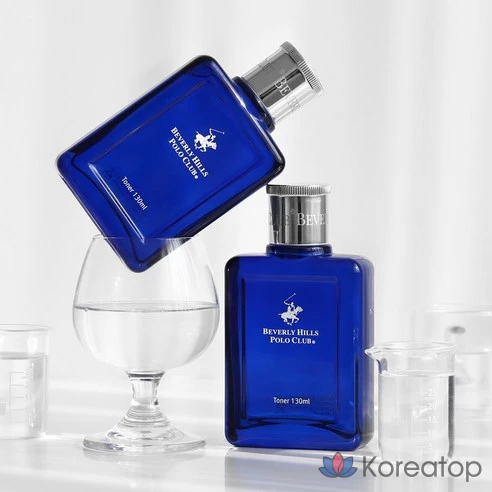 Мужской лосьон Beverly Hills Polo Club Blue Homme Skin 2 + 1 набор