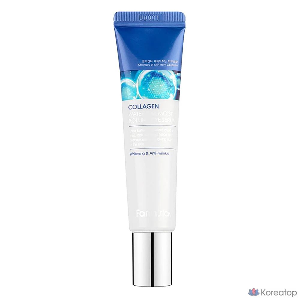 Сыворотка для лица FarmStay Collagen Waterful Moist Rolling Eye Serum, 25 мл, 1 шт.
