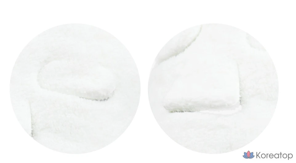 Паровое полотенце WellDerma для лица и охлаждения из микрофибры, 1 шт., цвет слоновой кости.